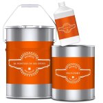 2k peinture �poxy r�sine pour sols b�ton 5kg ral1014 ivoire rev�tement de sol scellant garage atelier ...