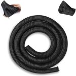 2m cble gaine gaine tresse extensible cble flexible boir diamtre 12 - 24 mm gestion protection cable ...