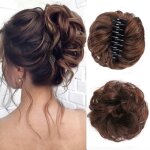 2m30 - - lupu postiche chignon synthtique  pince pour femme postiche chignon boucl queue de cheval ...