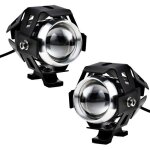 2pcs 125w phare moto feux additionnels led phares avant moto anti brouillard projecteur spot led moto ...