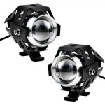 2pcs 125w phare moto feux additionnels led phares avant moto anti brouillard projecteur spot led etanche ...