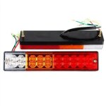 2pcs 12v led feux arrire remorque camion indicateur lampe queue arrt caravane