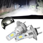 2pcs 80w 6000k h7 led feux de brouillard de voiture lampe blanc universel 12 - 24v 2pcs 80w 6000k h7 led feux de brouillard de voiture lampe blanc universel 12 - 24v