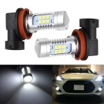 2pcs ampoule de brouillard led h8 h11 h16 6000k blanc 200w 21 * 2835 smd 2pcs ampoule de brouillard led h8 h11 h16 6000k blanc 200w 21 * 2835 smd