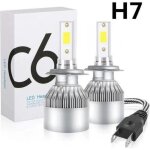 2pcs ampoule h7 c6 phare de voiture 6000k 36w 3800lm ip67 �tanche anti erreur pour moto lumi�re - blanc ...