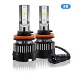 2pcs ampoules phares a7 h11 - kit led pour phare de voiture - lumière blanche de 6500k - 20000lm 120w ... 2pcs ampoules phares a7 h11 - kit led pour phare de voiture - lumière blanche de 6500k - 20000lm 120w ...