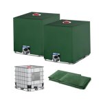 2pc bache pour cuve ibc 1000l bche recuperateur d eau de pluie anti - uv anti - poussire bache de reservoir ...