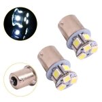 2pcs blanc ba15s r5w 1156 5050 8smd led feux de frein � voiture ampoule - lon