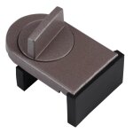 2pcs bloque porte et fentre coulissant anti - vol verrouillage de scurit rglable bute coin stopper ...