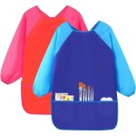 2pc blouse peinture enfant 5 - 10 antablier avec 3 poches et manches longuestablier artisanal enfanttablier ...