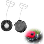 2pcs bouchon dessence bouchons de r�servoir compatibles avec les moteurs de tondeuse � gazon et d�broussailleu ...