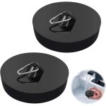 2pcs bouchon evier cuisinebouchon baignoire universel bouchon lavabo salle de bain avec anneau de suspension ...