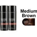 2pcs brun moyen - toppik - poudre de repousse pour cheveux brun fonc� applicateur kerbrian poudre de ...
