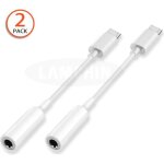2pc cble adaptateur jack usb c type c vers jack 3. 5mm aux audio adaptateur de prise casque cble de ...