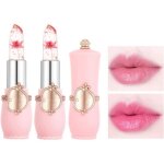 2pcs crystal jelly flower color changing lipstick ph lipstick color changing color changing lip gloss ...