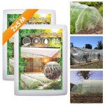 2pcs filet de protection anti insectes 2×5m 60 maille filet de protection anti oiseaux pour plante légume ... 2pcs filet de protection anti insectes 2×5m 60 maille filet de protection anti oiseaux pour plante légume ...