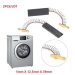 2pcs / lot balais de charbon 5 x 12. 5 x 39mm pour machine  laver siemens bosch lg