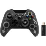 2pcs manette sans fil pour xbox one / xbox series x / s / xbox one s / xbox one x / windows pc(noir)