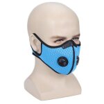 2pcs masque dquitation de moto cross vlo masque anti - poussire sport de plein air - bleu