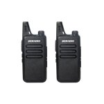 Talkie walkie ultra - mince 2pcs - baofeng - uhf 400 - 470mhz - 16 canaux - ecouteurs originaux - chargeur ...