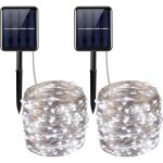 2pcs noël guirlande lumineuse 200 led 72 pieds 8 modes lumières de décoration solaires imperméables (blanc) ... 2pcs noël guirlande lumineuse 200 led 72 pieds 8 modes lumières de décoration solaires imperméables (blanc) ...