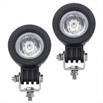 (2pcs)phare led moto phare de travail  led 10w longue portee moto led light bar