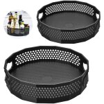 2pcs plateau tournant epices lazy susan tagre  pices rotative porte pices rotatif cuisine rangement ...