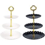 2pcs pr�sentoir plateau de g�teauxpresentoir cupcakeetages presentoir gateau dessert tour pour anniversaire ...