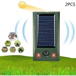 2pc rpulsif chat ultrasonrepulsif chiencharge solairechargement usb animaux rpulsif ultrasons etanchepour ...
