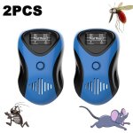 2pcs repulsif rat rpulsif ultrasonique 4 mode ultrasonique anti souris mnage non toxique pour rats ...