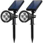 2pcs spots solaires extérieur étanchesprojecteurs solaires extérieurs lumières solaires imperméables ... 2pcs spots solaires extérieur étanchesprojecteurs solaires extérieurs lumières solaires imperméables ...