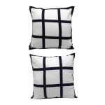 2pcs sublimation blank throw pillow housse de coussin 40x40cm diy personnaliser limage pour la maison ...