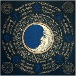 2pcs tarot nappe dautel cartes tarot serviettes accessoires sorcellerie tapis table tarot divinatoire ...