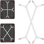 Tendeur drap housse - az king - r�glable de 112 � 200 cm - blanc