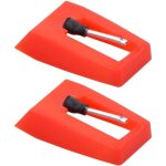 2pcs tourne disque aiguillestourne disque pour vinylediamants stylet de platine remplacementlecteur de ...