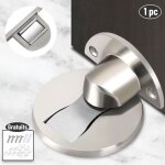 2windeal bute de porte magntique loquet porte au sol adhsif ou clou anti - collision en alliage ...