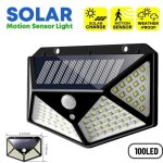 2windeal� lampe solaire 100 led 3 modes capteur de mouvement lumi�re ext�rieure �tanche s�curit� jardin ...