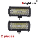 2x 120w 7 cree rampe led phares longue porte barre de led 4x4 offroad tractor