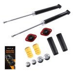 2x amortisseurs + palier + kit protection arrire pour bmw e46 berline touring