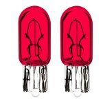 2x ampoule 12v 1. 7w t6. 5 w2. 2x5. 2d rouge wedge compteur tableau de bord voiture moto scooter