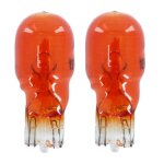 2x ampoule 12v 10w t13 w2. 1x9. 5d orange wedge verre voiture clignotant lampe phare avant arriere