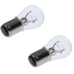 2x ampoule 12v 21 / 5w bay15d transparent double filament clignotant feu stop arri�re position auto moto ...