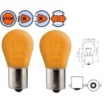 2x ampoule 12v 21w ba15s orange clignotant auto voiture moto scooter mobylette avant arri�re p21w