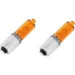 2x ampoule 12v 21w bay9s orange clignotant voiture moto