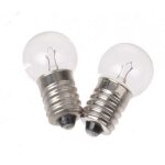 2x ampoule 6v 0. 45a 2. 7w a visser culot e10 lampe velo cycle phare feux avant