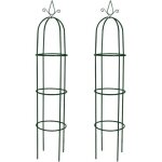 2x arche jardin forme de tour terrasse patio tuteur plantes grimpantes [26]