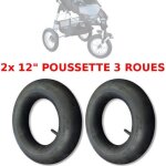 2x chambre a air poussette 3 roues 12 type high trek 1�re generation neuf
