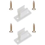 2x clip bloqueur de manivelle volet roulant blanc support guide manette plastique 13mm universel fentre ...