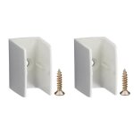 Clip bloqueur de manivelle - universel - blanc - 2x - support en plastique - pour volets roulants Clip bloqueur de manivelle - universel - blanc - 2x - support en plastique - pour volets roulants