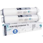 Lot de 2 filtres  eau pour rfrigrateur cartouche filtrante compatible tout frigo americain ou standard ...